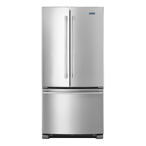 [MRFF5033PZ] Maytag MRFF5033PZ 33 inch French Door Refrigerator with 22.11 cu. ft. Capacity, Internal Water Dispenser and BrightSeries LED Lighting in Fingerprint Resistant Stainless Steel