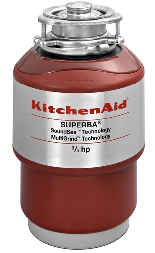 [KCDS075T] KitchenAid KCDS075T 3/4 HP Continuous Feed Food Waste Disposer - Corded