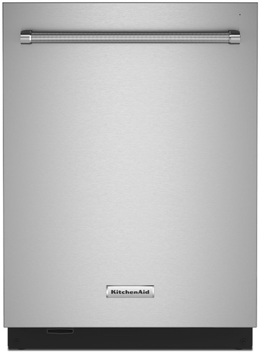 KitchenAid KDTM604K 24 inch Built-In Fully Integrated Dishwasher with 16 Place Settings, FreeFlex Third Rack and Advanced Clean Water Wash System