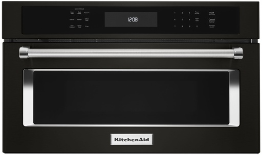 KitchenAid KMBP107E 27 inch Built-In Microwave Oven with 1.4 cu. ft. Capacity, Convection Cooking, Sensor Steam Cycle, Halogen Interior Light and Speed Cook