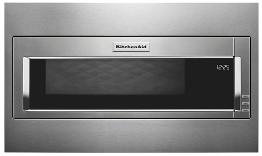 [KMBT5511KSS] KitchenAid KMBT5511KSS 30 inch Built-In Low Profile Microwave Oven with Standard Trim, 1.1 cu. ft. Capacity, 1000 Watts Cooking Power, Sensor Cooking, in Stainless Steel