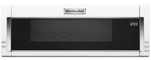 [KMLS311HWH] KitchenAid KMLS311HWH 30 inch Low Profile Over-The-Range Microwave with 1.1 cu. ft. Capacity, 500 CFM and Sensor Function