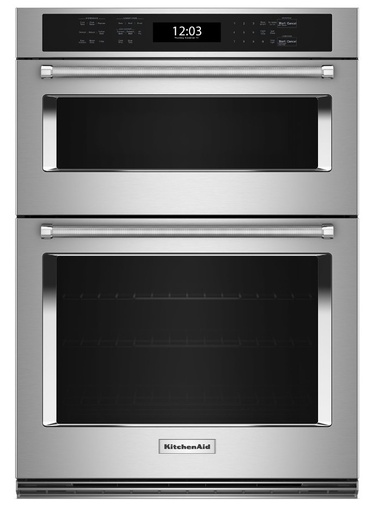 KitchenAid KOEC527P 27 inch Built-In Combination Microwave Wall Oven with 5.7 cu. ft. Total Capacity, Air Fry Mode and Even-Heat True Convection