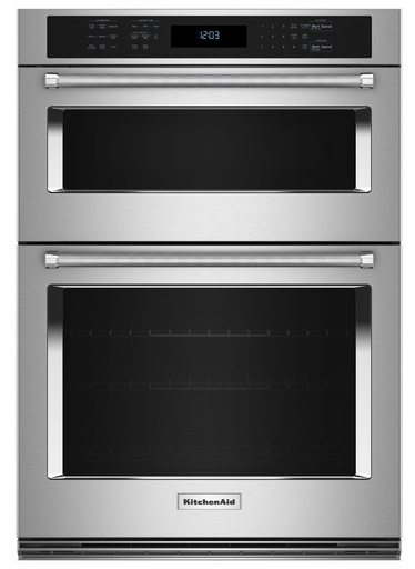 KitchenAid KOEC530P 30 inch Built-In Combination Microwave Wall Oven with 6.4 cu. ft. Total Capacity, Air Fry Mode and Even-Heat True Convection