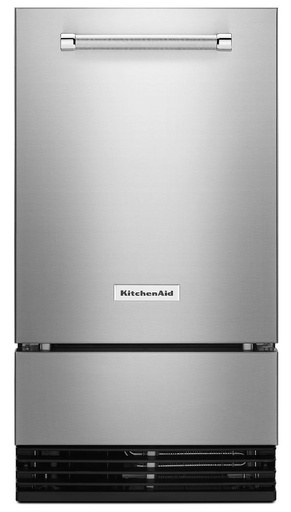 [KUID508HPS] KitchenAid KUID508HPS 18 inch Automatic Ice Maker with Clear Ice, 35 lbs. Storage Capacity and Built-In Drain Pump System in Stainless Steel with PrintShield Finish