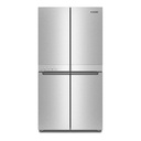 KitchenAid KRQC506MPS 36 inch Counter-Depth 4-Door French Door Refrigerator with 19.4 cu. ft. Capacity, Custom Freeze Zone and ExtendFresh Temperature Management System in Stainless Steel with PrintShield Finish