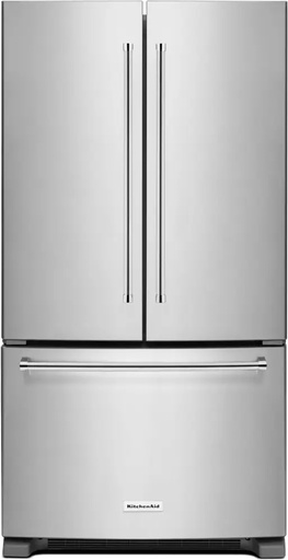 KitchenAid KRFF305E 36 inch French Door Refrigerator with 25.19 cu. ft. Capacity, ExtendFresh Temperature Management System and Interior Water Dispenser