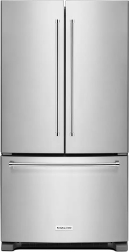 KitchenAid KRFF305E 36 inch French Door Refrigerator with 25.19 cu. ft. Capacity, ExtendFresh Temperature Management System and Interior Water Dispenser
