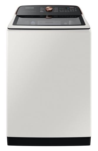 [WA55CG7500AE] Samsung WA55CG7500AE 28 inch Smart Top Load Washer with 5.5 cu. ft. Capacity, Auto Dispense System, Super Speed Wash, Active Water Jet and Deep Fill in Ivory