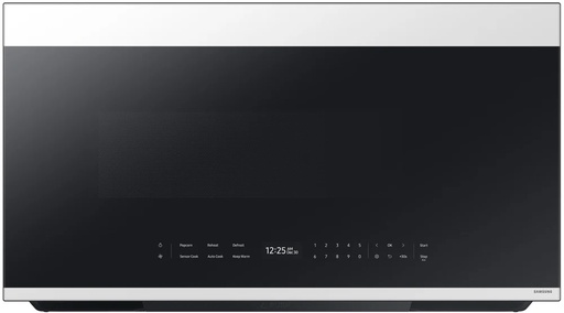 Samsung ME21D6700 30 inch Bespoke Smart Over-the-Range Microwave with 2.1 cu. ft., Auto Connectivity, LCD Display and Ceramic Enamel Interior