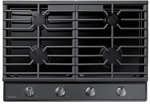 [NA30R5310FG] Samsung NA30R5310F 30 inch Gas Cooktop with 4 Sealed Burners, Continuous Cast Iron Grates and Front Controls